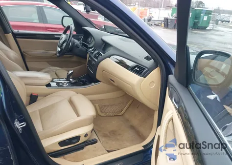 2013 BMW X3 xDrive35I z USA, uszkodzony, nr VIN 5UXWX7C52DL981697